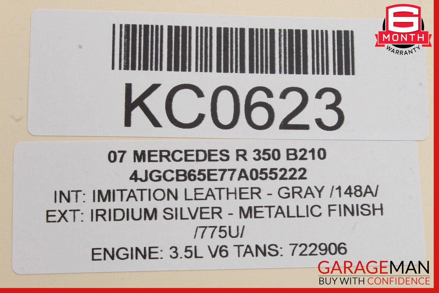 06-10 Mercedes W251 R350 GL450 Front Headrest Screen Monitor Display OEM