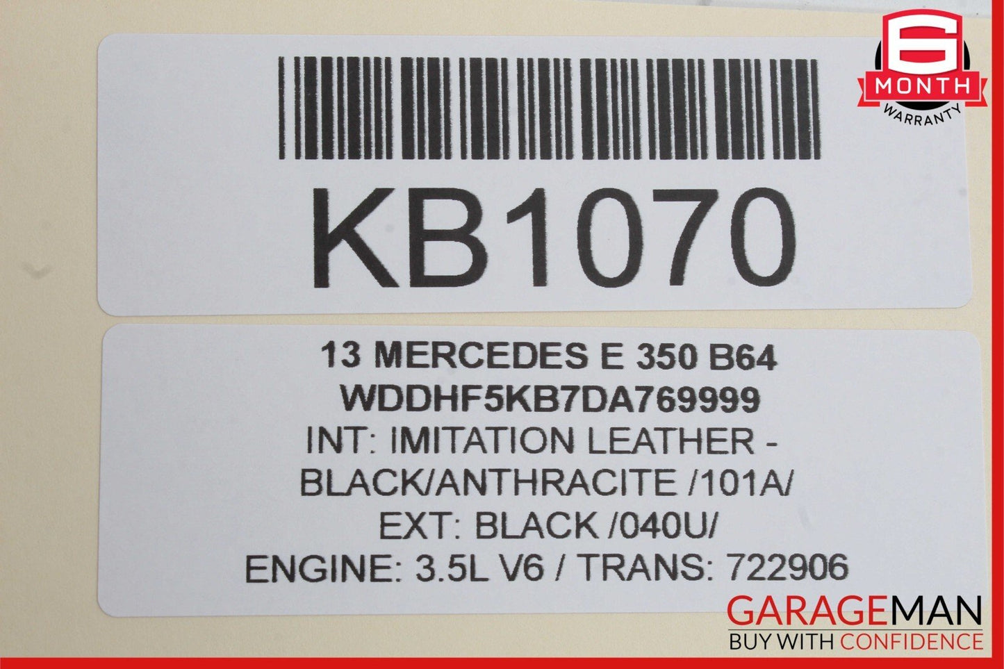 08-14 Mercedes W212 E350 C350 C250 Front Right Door Lock Latch Actuator OEM