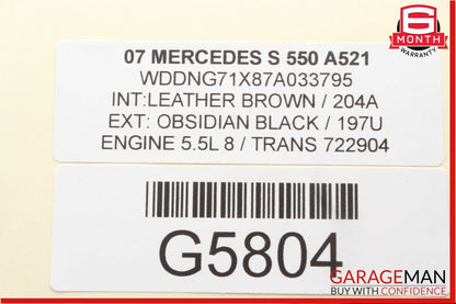 07-09 Mercedes W221 S550 Antenna Amplifier AMP Phone Booster Control Module Unit