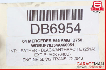 03-09 Mercedes W211 E55 AMG Front Right Passenger Side Wing Fender Panel BOEM