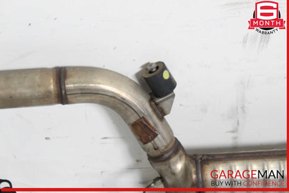 11-13 Mercedes W212 E350 Diesel Bluetec Center Exhaust Pipe Silencer OEM