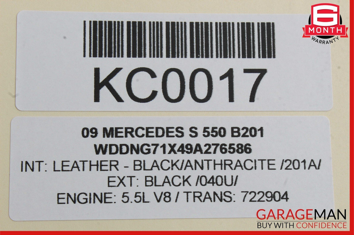 07-14 Mercedes W221 S550 Front Right Door Lock Latch Actuator Keyless Go OEM