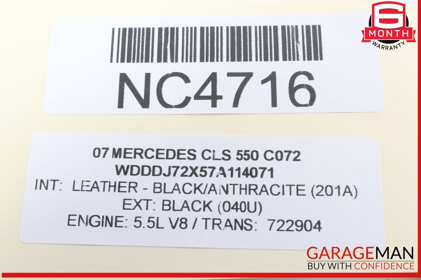 06-11 Mercedes W219 CLS550 CLS63 AMG A/C AC Heater Climate Control Unit OEM