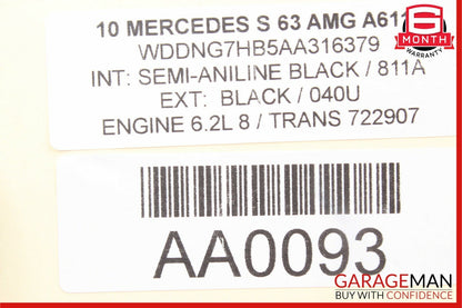 07-14 Mercedes CL550 S550 S63 AMG Headlight Switch Night Vision Controller OEM