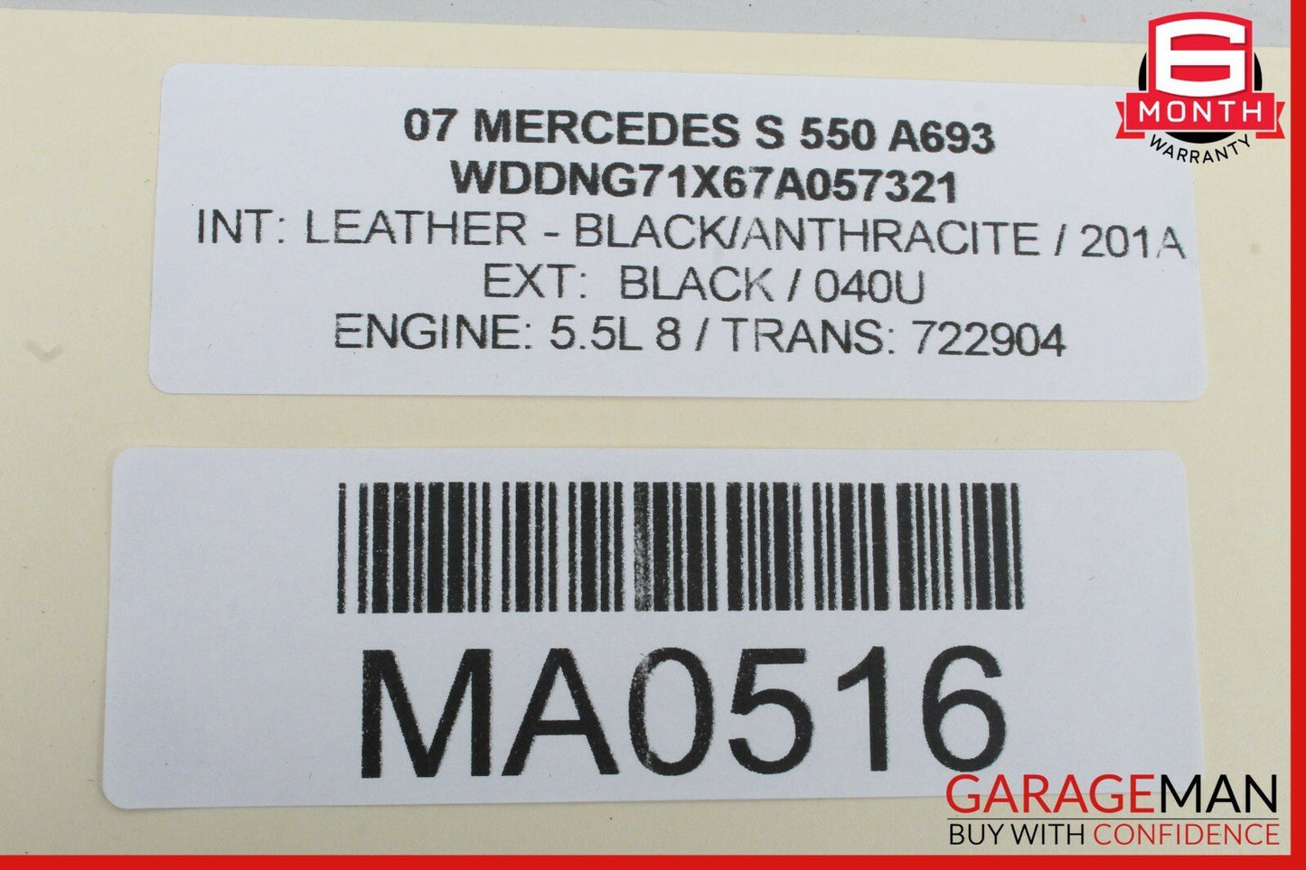 07-13 Mercedes S550 S600 CL550 Front Right Side Door Lock Latch Actuator