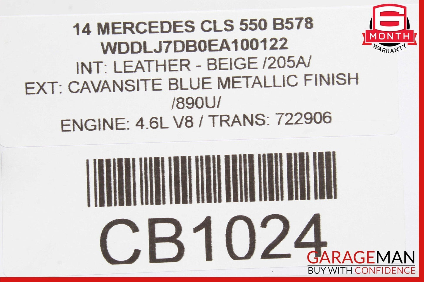08-18 Mercedes CLS550 E350 C300 Rear Right or Left Side Lower Thrust Control Arm