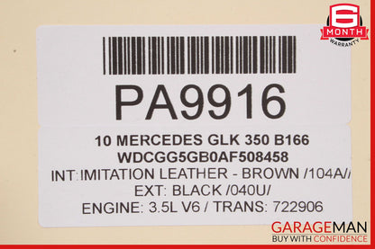 08-15 Mercedes X204 GLK350 Engine Cooling Radiator AC Air A/C Condenser OEM