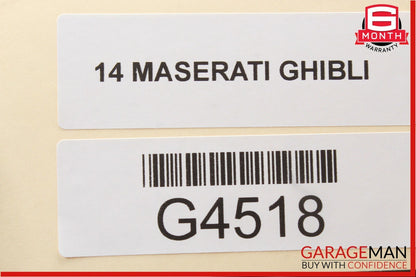 14-17 Maserati Ghibli Rear Overhead Dome Light Reading Lamp Module Black