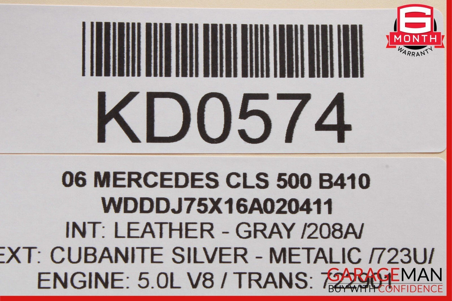 06-11 Mercedes W219 CLS500 Front or Rear Right Side Window Regulator Motor OEM