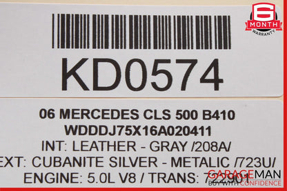 06-11 Mercedes W219 CLS500 Front or Rear Right Side Window Regulator Motor OEM