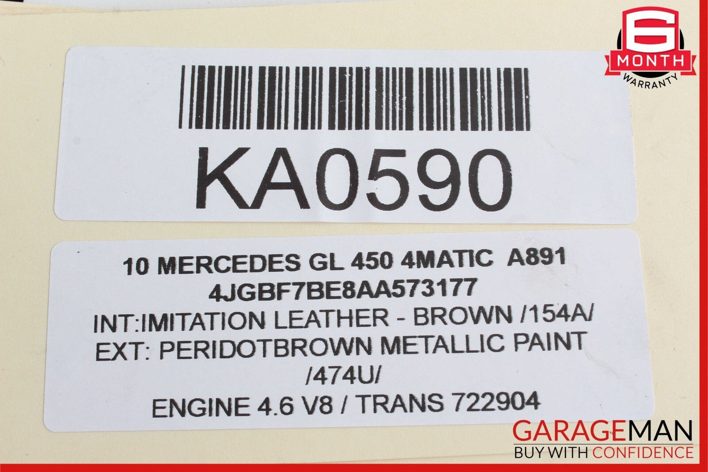 06-12 Mercedes X164 GL450 ML350 Front Left Side Door Window Regulator Motor OEM