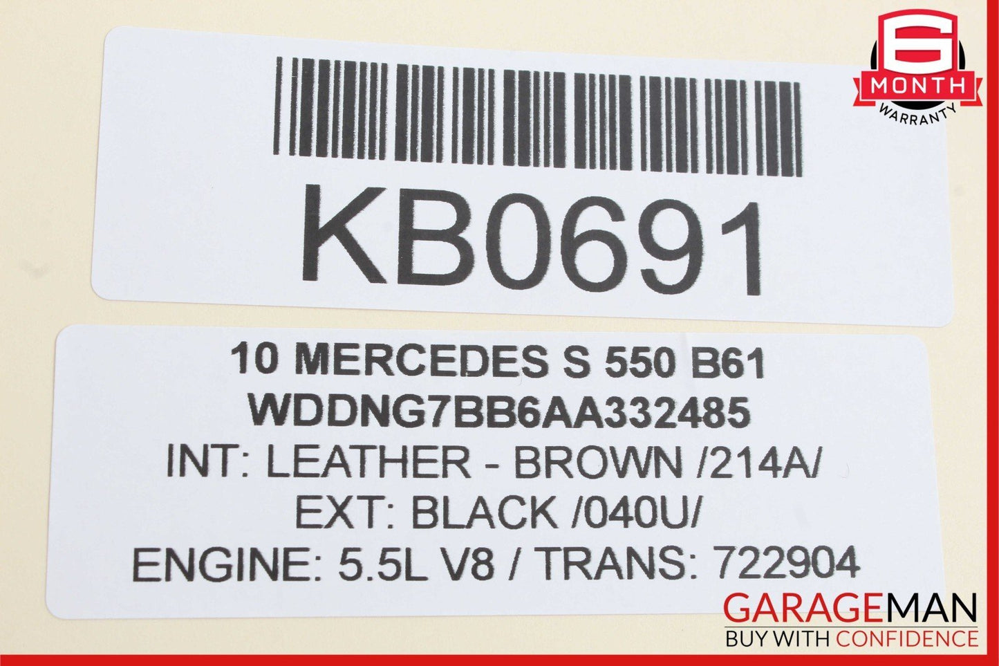 07-13 Mercedes W221 S350 S400 S550 Front Left Side Door Control Module Unit OEM