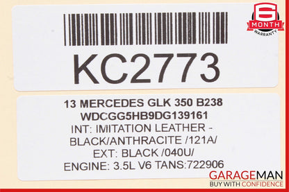 10-15 Mercedes X204 GLK350 Front or Rear Right Exterior Door Handle Keyless Go