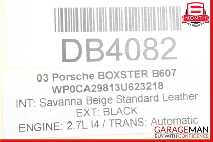00-04 Porsche Boxster 986 Carrera 911 Front Subframe Sub Frame Crossmember OEM