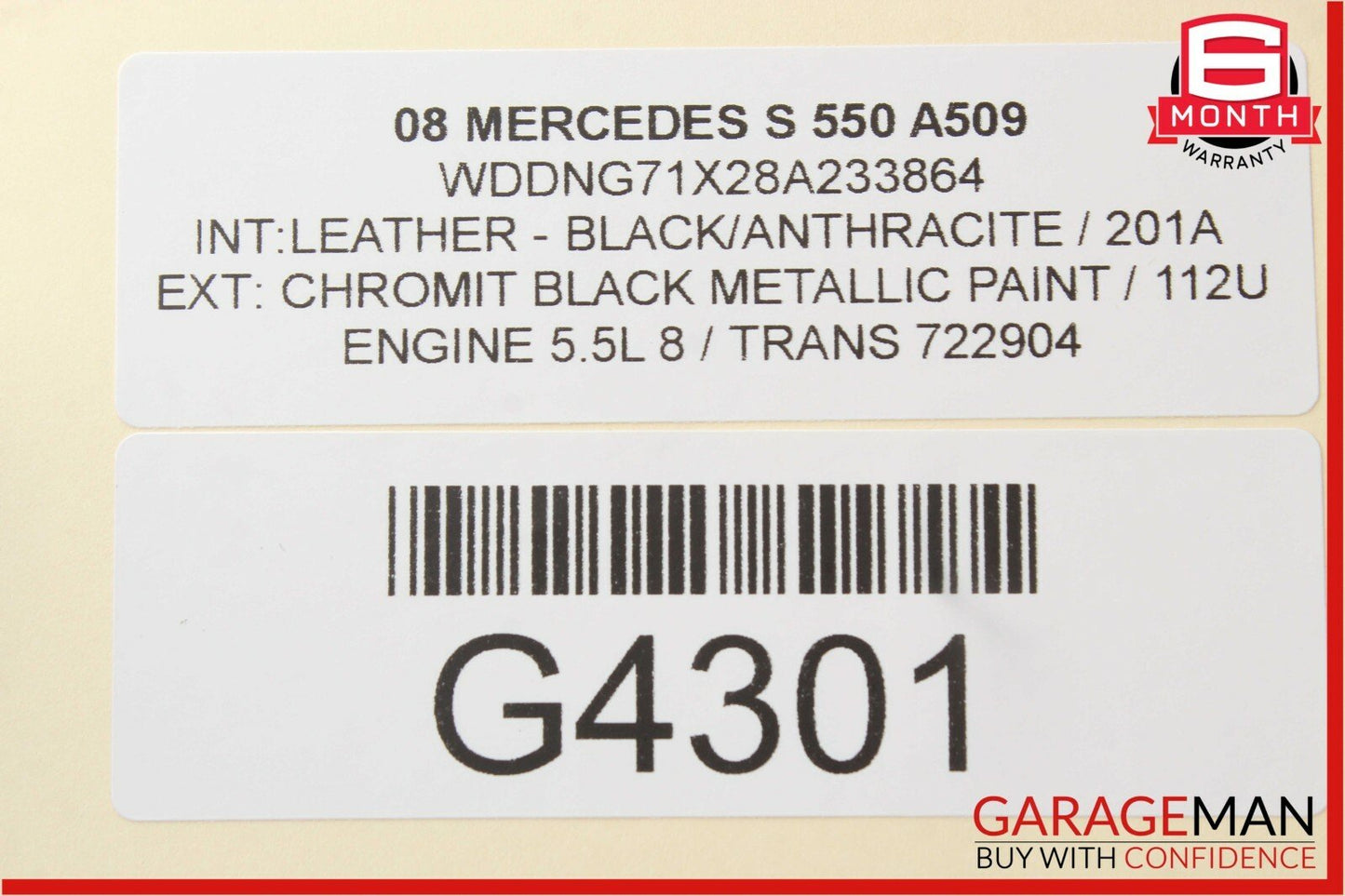 07-14 Mercedes W221 S550 ESP Parking Assist Suspension Switch Controller Module