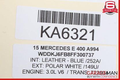 08-17 Mercedes W207 E400 C300 CLS550 Trunk Lid Latch Lock Actuator OEM