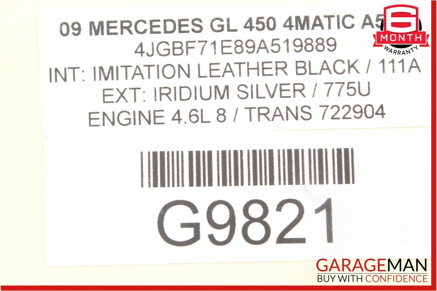 06-12 Mercedes X164 GL450 ML500 Chassis Multiplex Keyless Go Control Module OEM