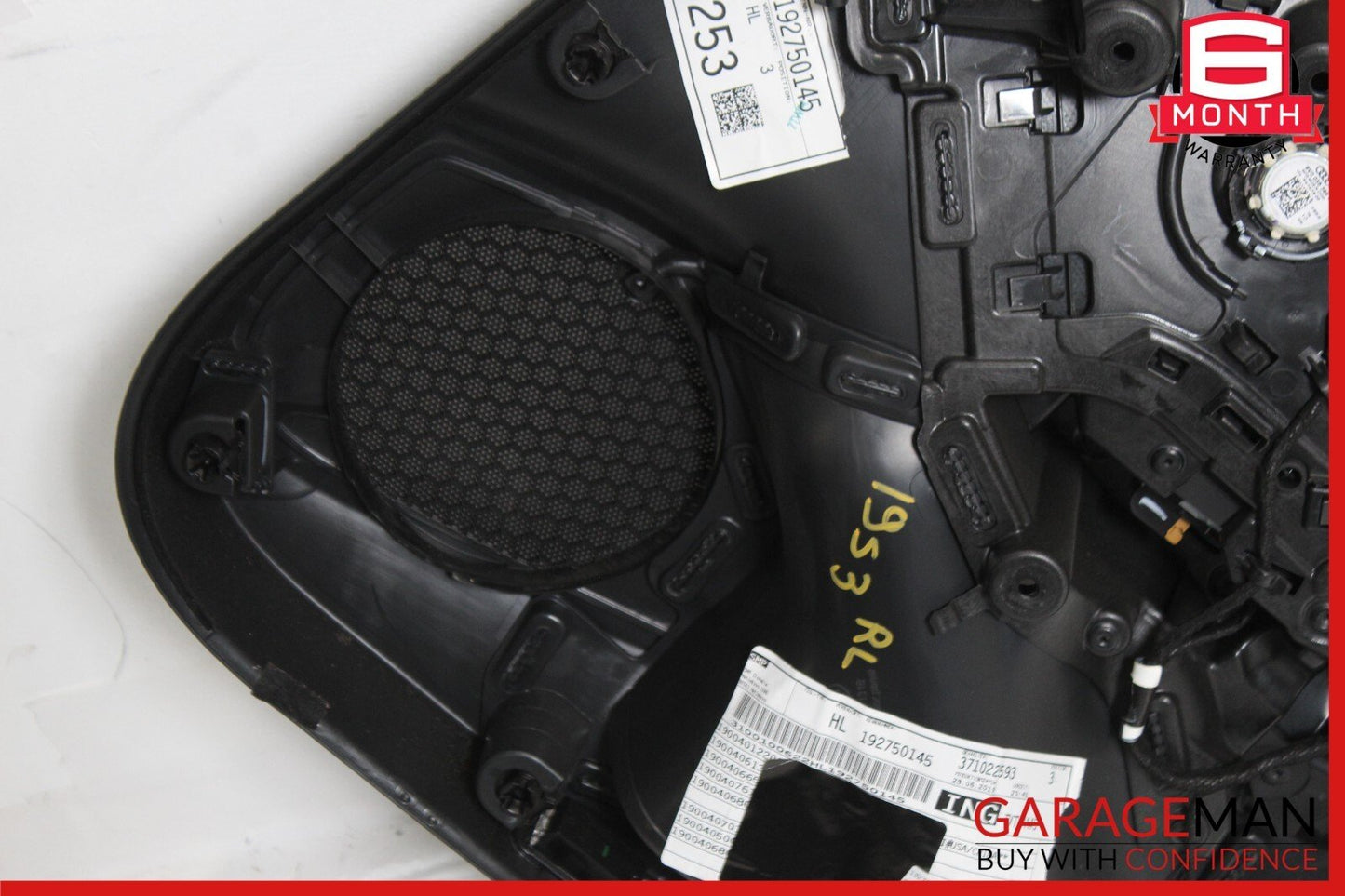 15-20 Audi A3 S3 Rear Left Driver Side Door Panel Black OEM