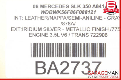 05-11 Mercedes R171 SLK350 Heating Heated Seat Control Module Unit Q4 OEM