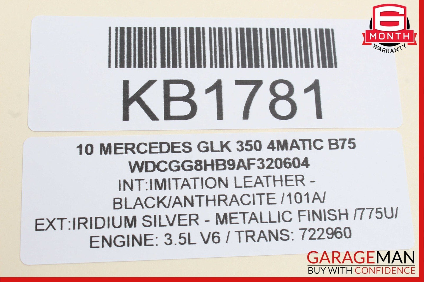 08-12 Mercedes X204 GLK350 C280 C300 3 Spoke Steering Wheel 2044601203 Black OEM