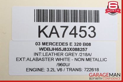 98-03 Mercedes W211 E320 Front Left Driver Side Door Computer Control Module OEM