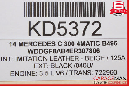 Mercedes W204 C300 SLK250 Sirius Satellite Radio Receiver 2128705689 OEM