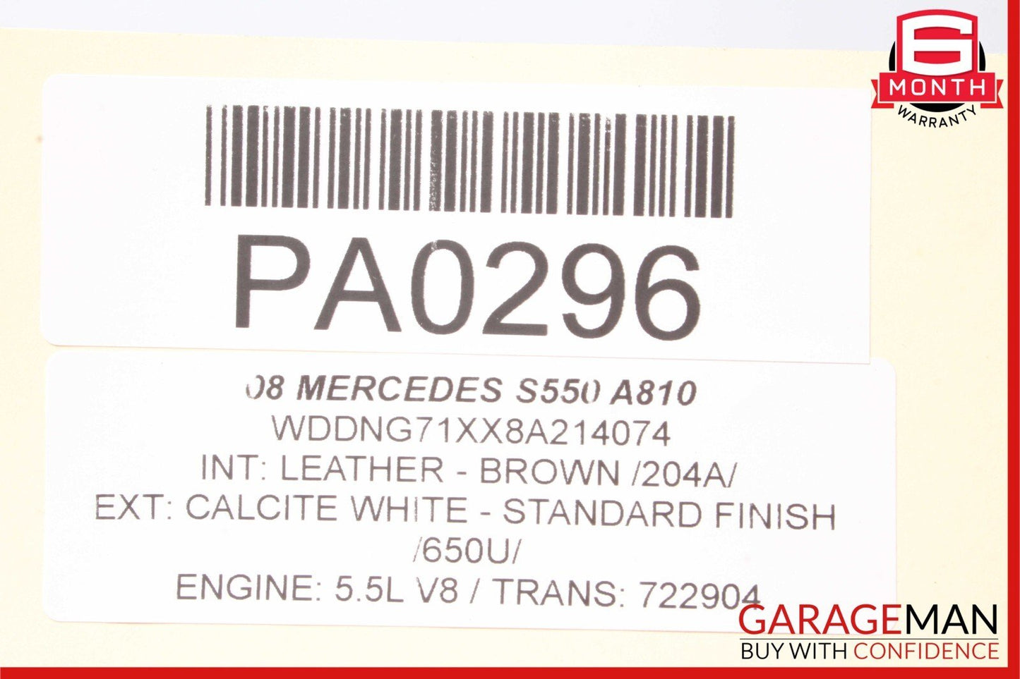 07-09 Mercedes W221 S450 S550 Front Right Complete Interior Door Panel Brown