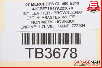 06-13 Mercedes X164 GL450 ML350 Front Left Side Exterior Door Handle OEM