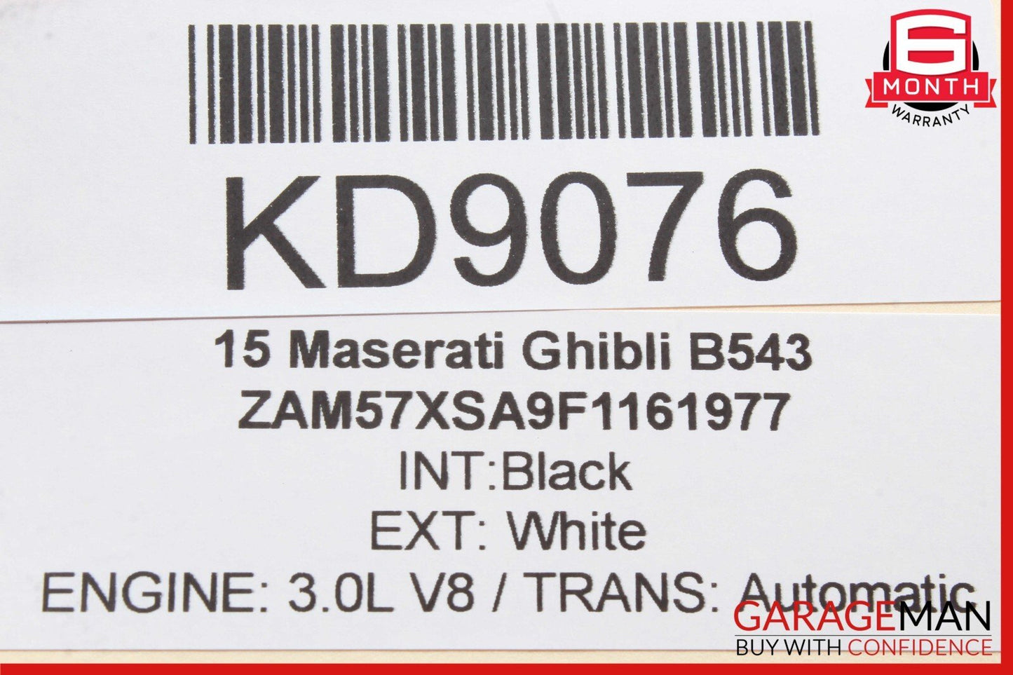 14-19 Maserati Ghibli M157 Fuel Gas Tank Charcoal Canister Filter w/ Pipe OEM