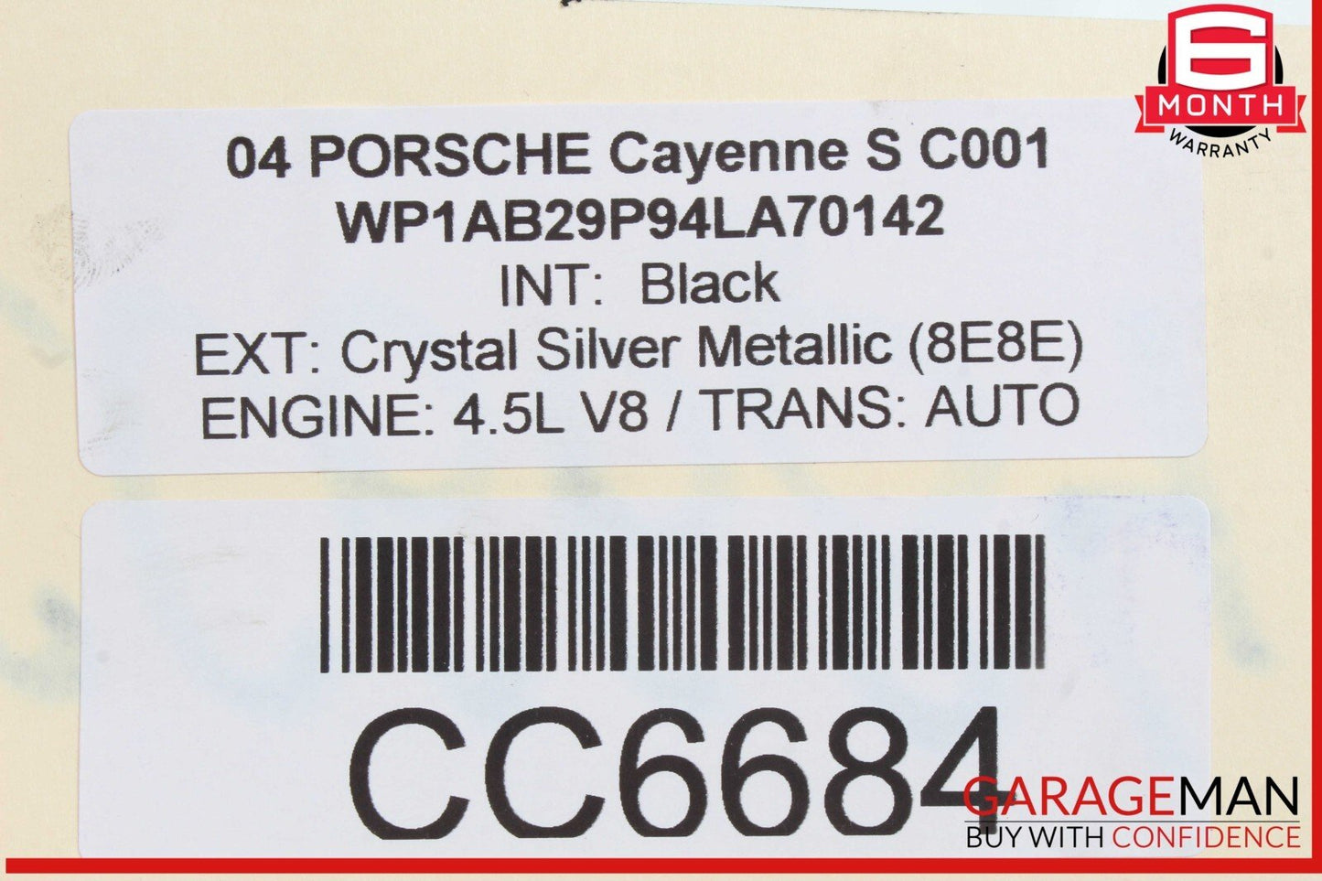 03-10 Porsche Cayenne 955 957 Front Bumper Reinforcement Impact Crash Bar Rebar