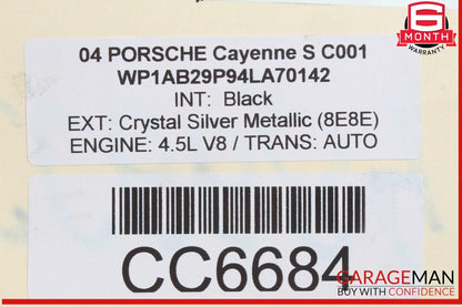 03-10 Porsche Cayenne 955 957 Front Bumper Reinforcement Impact Crash Bar Rebar