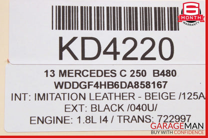 08-16 Mercedes C250 E350 GLK350 E550 Rear Left Door Window Regulator Motor Unit