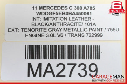 08-11 Mercedes W204 C280 C300 Sedan Rear Right Side Door Lock Latch Actuator OEM