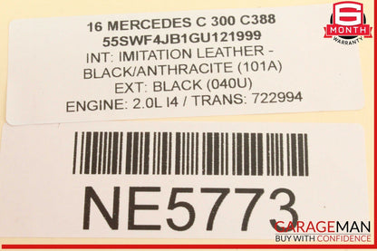 15-20 Mercedes W205 C300 Front Left Side Exterior Door Handle Keyless Go OEM