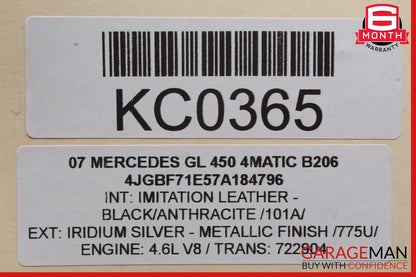 06-13 Mercedes X164 GL450 ML350 R350 Window Regulator Motor Front Right Side OEM