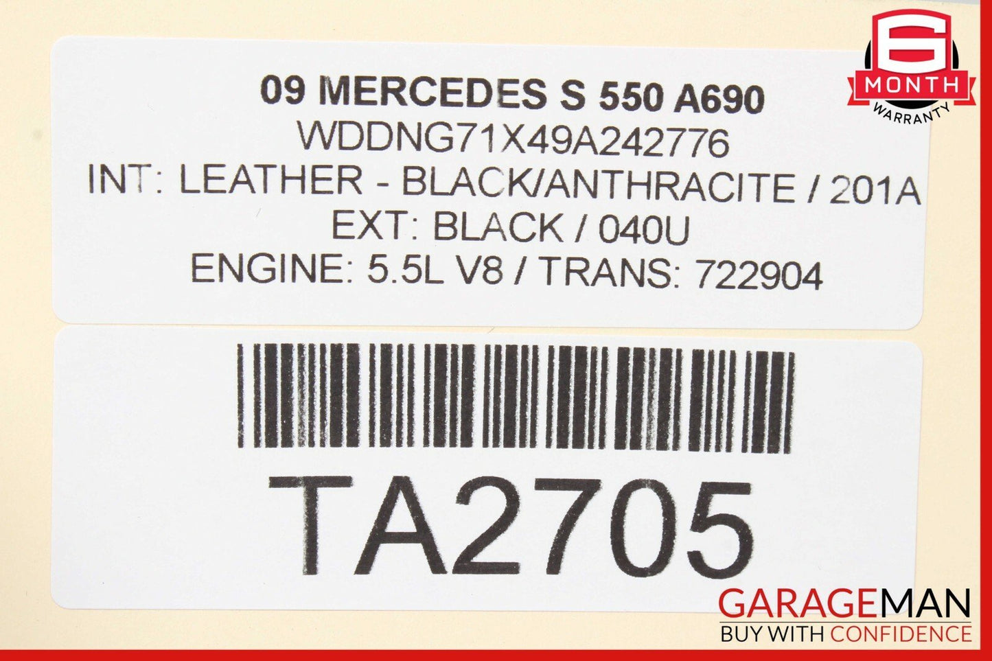 07-09 Mercedes W221 S450 S550 Front Dash Dashboard Center Trim Bezel Cover Wood