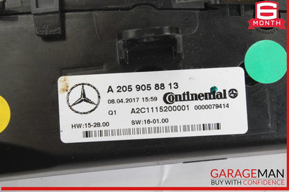 15-20 Mercedes W205 C300 C350e C400 A/C AC Heater Climate Control Switch OEM