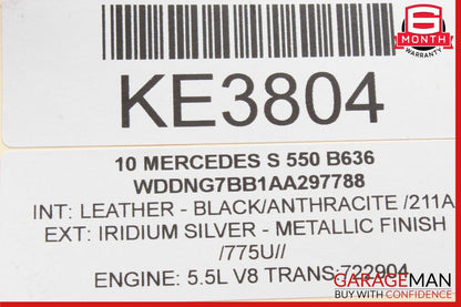 07-13 Mercedes W221 S550 S350 Front Right Side Under Seat Control Module Unit