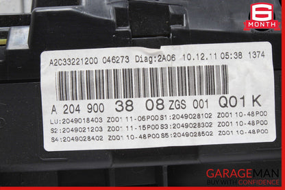 12-14 Mercedes W204 C350 C300 Speedometer Odometer Instrument Cluster Gauge