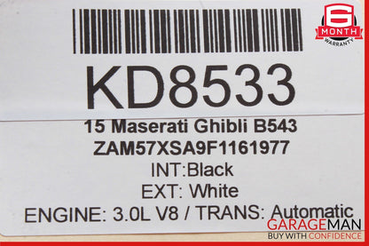 14-22 Maserati Ghibli M157 Dashboard Dash AC A/C Air Vent Right Side OEM