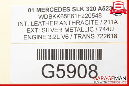 97-04 Mercedes R170 SLK230 SLK320 High Tone Horn Siren Alarm Signal 500Hz OEM