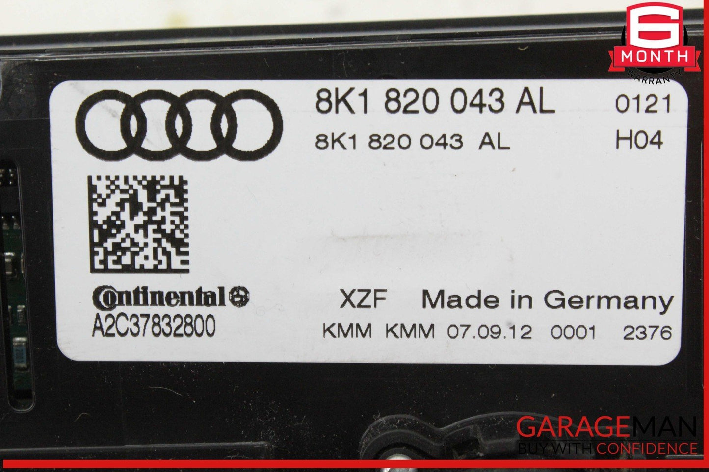 13-17 Audi Q5 SQ5 Front Dash AC A/C Air Conditioning Heater Climate Control Unit