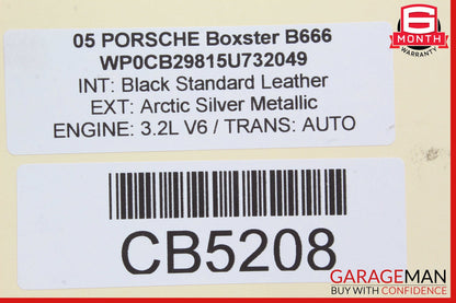05-08 Porsche Boxster 987 Engine Motor Coolant Reservoir w/ Filler Neck Tube