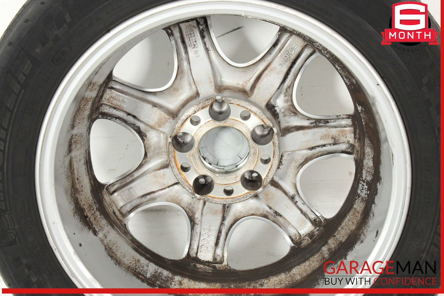 97-04 Mercedes R170 SLK230 SLK320 Rear Wheel Tire Rim 7Jx17H2 ET37 OEM