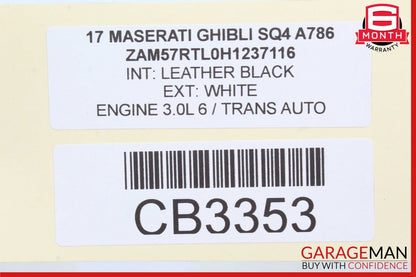 14-18 Maserati Ghibli Quattroporte Rear Left / Right Side Lower Control Arm