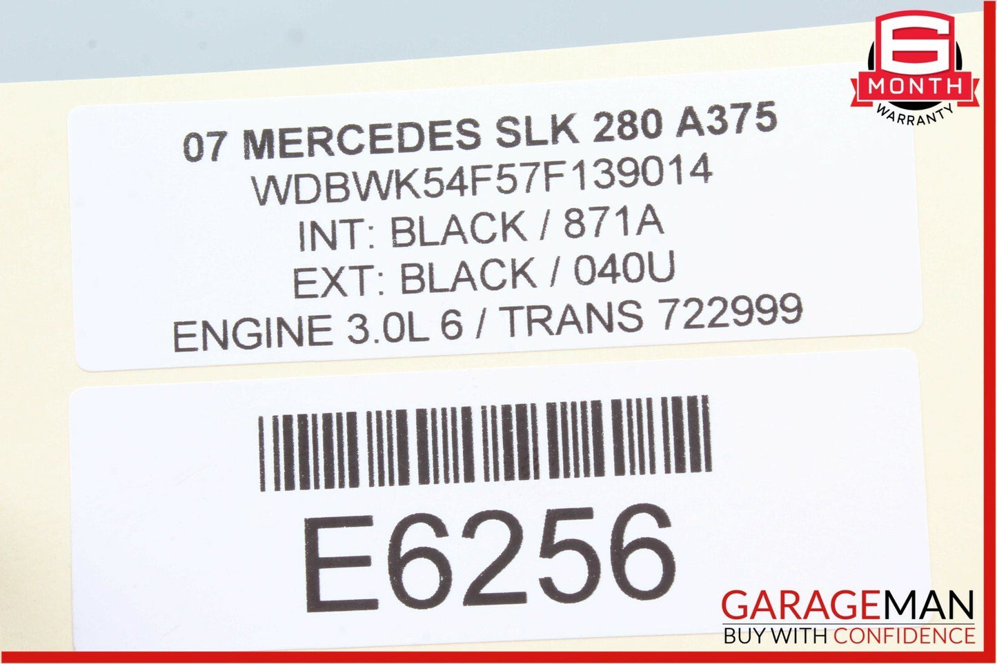05-11 Mercedes R171 SLK280 SLK350 Front Right Side Door Lock Latch Actuator OEM