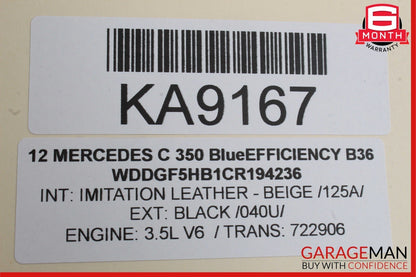 10-16 Mercedes W204 C350 E350 SLK350 Active Lane Assist Front Camera OEM