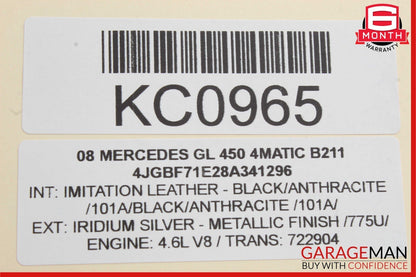 03-12 Mercedes GL350 E350 GL450 SLK350 Front Right Seat Controller Module Unit