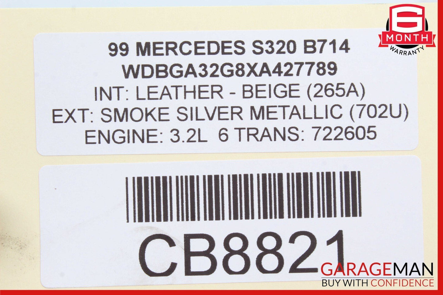 92-99 Mercedes W140 S320 400SEL Rear Left & Right Side Upper Control Arm OEM