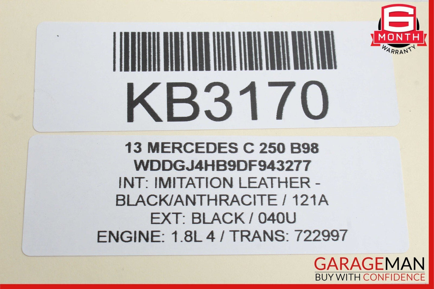 08-14 Mercedes W204 C300 C250 C350 RWD Front Left Lower Control Arm